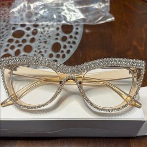 Amber Crystal Sunglasses